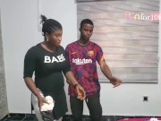 Black Horny MILF lored a teen into sex 9/16