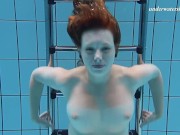 Hot Chick In Public Swimming Pool All Alone And Wet 13/16