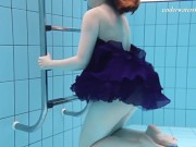 Hot Chick In Public Swimming Pool All Alone And Wet 8/16