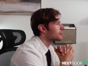 StepDILF Boss Fucks Twink Intern Stepson - David Skylar, Jack Bailey - NextDoorTwink 1/16