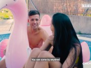 Big Ass Latina Andreina De Luxe Gets Her Hairy Pussy Fucked By The Pool - MAMACITAZ 2/16