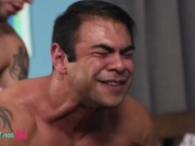 WHYNOTBI - Draven Navarro Double Analed By Kinky Ember Snow's Strap On And Wolf Hudson's Hard Dick 14/16