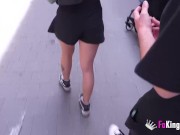 Amateur College babe Sofia Santana wants a new life in porn! 9/16