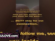 Babe pees closeup spreading, virtual facesitting, dirty talk JOI with femdom & findom, doggystyle panties down - Lelu Love 1/16