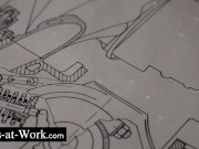 After hours and Double Penetration with the gorgeous secretary 1/16