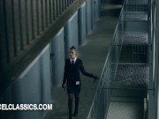 The hot blonde gets horny in jail 2/16