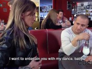 CUCK4K. Modest husband watches tattooed wife fucking in public 2/16