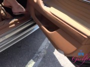 Super sexy Aubry babcock pov cruise and pussy rubbed and orgasm / squirts all over car 4/16