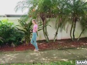 BANGBROS - Petite Blonde Molly Little Gets Facefucked on the BangBus and Pounded by Big Cock 1/16