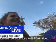 Wild One Tiffany Gets Buck Naked Riding Around Town 1/16