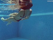 Sexiest Hungarian pornstar Tiffany swims naked then ruby tight pussy 13/16