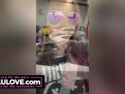 Babe loses her voice at rave, closeup pussy spreading, exotic cars everywhere, closeups tits, shower scrub - Lelu Love 7/16