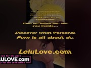 Babe in yellow dress sucking YOUR dick & taking missionary & doggystyle hard fuck MANY orgasms & cumshot on ass - Lelu Love 3/16
