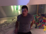 Fake Halloween In The Hostel - Mightnight Treat starring Heidi Van Horny in fishnet bodystocking and lace mask 2/16