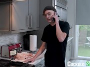 CuckoldSessions - My Hot Wife Cucks Me Hard To Squirt On The Maintenance Guy's BBC 1/16