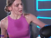 Fitness Rooms Sexy cougar self defense teacher romantic lesbian orgasms eating teen pussy at the gym 1/16