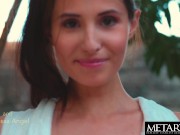 Her perfect breasts jiggle enticingly as she fingers her pussy 2/16