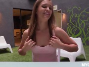 MYGF - Natural Beauty April Brookes Wants To Get to Know Ken , J. Jay Before Riding His Dick 1/16