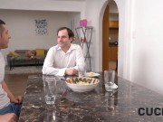 CUCK4K. Problems in sexual relations leads to cuckolding by superb teen wife 2/16