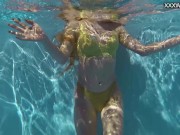 Swimming pool erotics by Nata sexy Latvian 9/16
