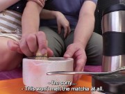 Pale and amorous Japanese tea ceremony instructor finds an unusual attraction with a male student 9/16