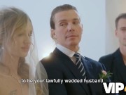 VIP4K. Olivia Sparkle in a wedding dress and veil caught on camera fucking 4/16