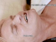 DADDY4K. Tiny blonde sucks and rides dick of groom's dad before wedding 9/16