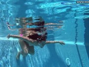 Sunny weather swimming pool session Jessica Lincoln 12/16