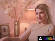 Hot Scissoring Fun Between 2 Sexy Stepsisters 4/16